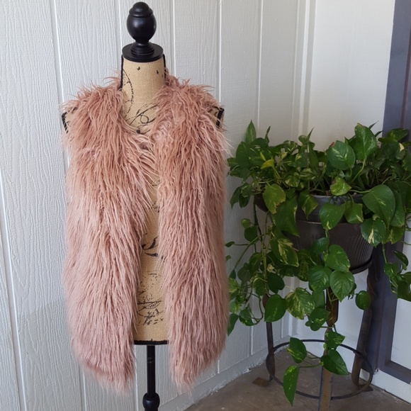 Mossimo Supply Co. Jackets & Blazers - Pink MOSSIMO Faux Fur Vest